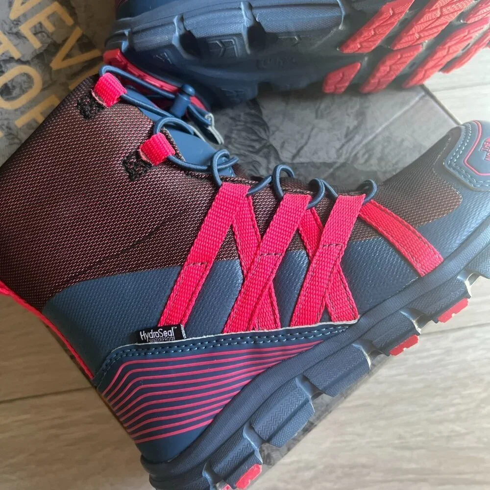 The‎ North Face Junior Winter Sneaker Boots - Blue Wing Teal & Atomic Pink 2